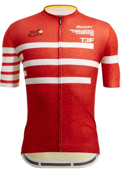 Gran Départ Copenhague Tour De France Özel Seri Bisiklet Forması RE94075CGDC2TDF