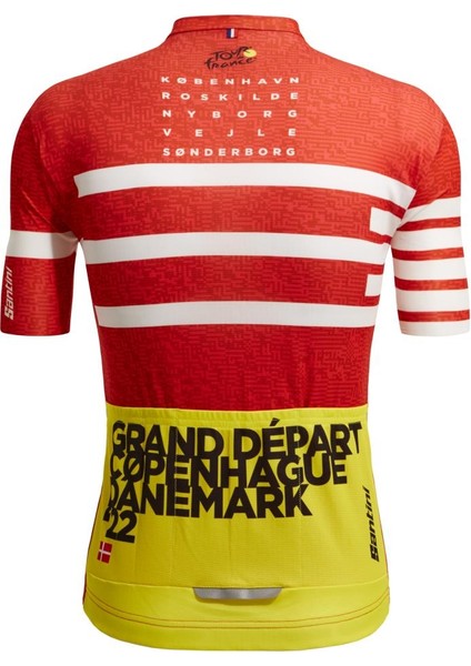 Gran Départ Copenhague Tour De France Özel Seri Bisiklet Forması RE94075CGDC2TDF modelleri