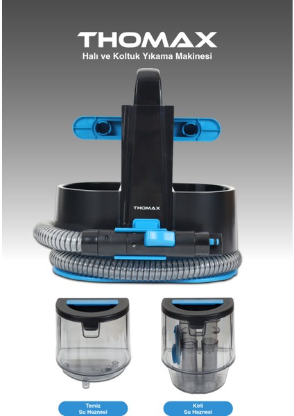 Taşınabilir Halı ve Koltuk Temizleme Makinesi DMW001A