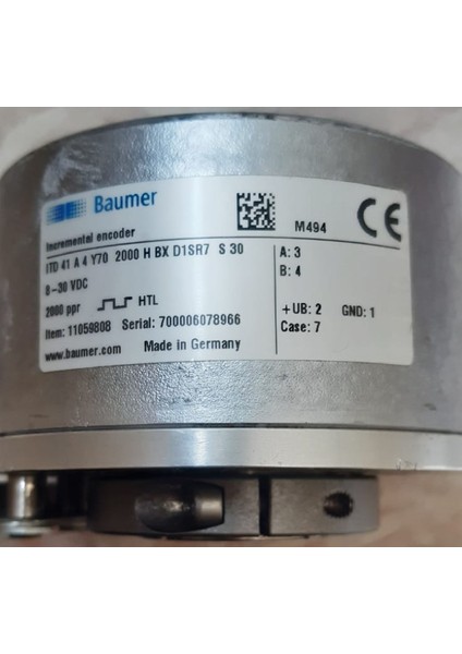 ITD41A4Y70-2000HBX-D1SR7S30 ,2000 Pals 2-Htl Enkoder