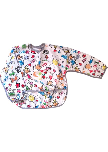 2'li Ekonomik Set, Jungle ve Family 6-24AY Uzun Kollu, Sıvı Geçirmeyen Bebek Önlük, Cepli ve Arkadan Cırtlı indirimleri