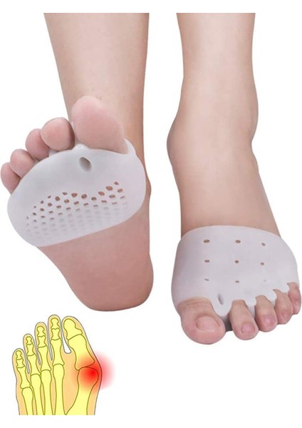 Silikon Ayak 5 Parmak Ayırıcı Koruyucu Ayak Parmak Gömleği Geçmeli