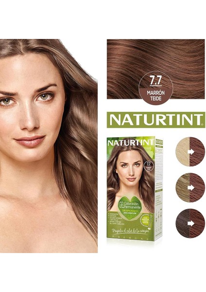 7.7 Doğal Teide Kahvesi Doğal Saç Boyası 170ML fiyatları