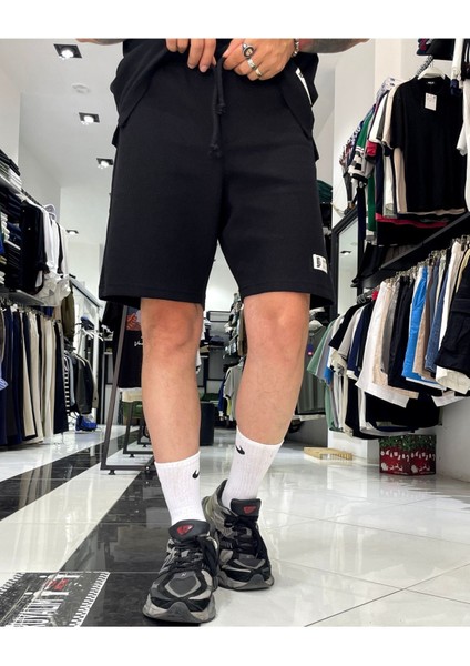 Waffle Kumaş Oversize Erkek T-Shirt & Şort Ikili Takım