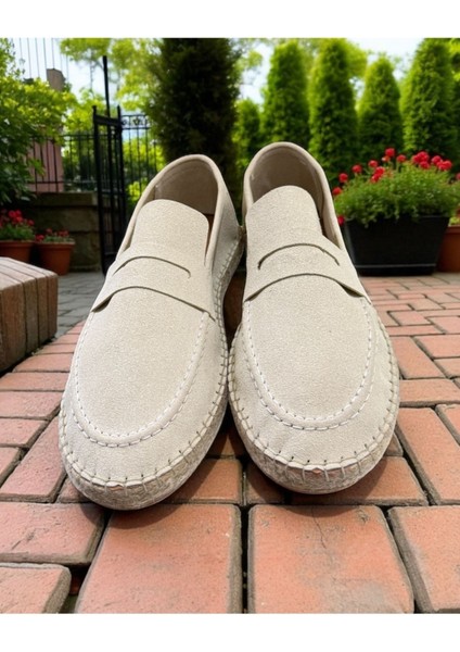 Hasır Detaylı Erkek Espadril