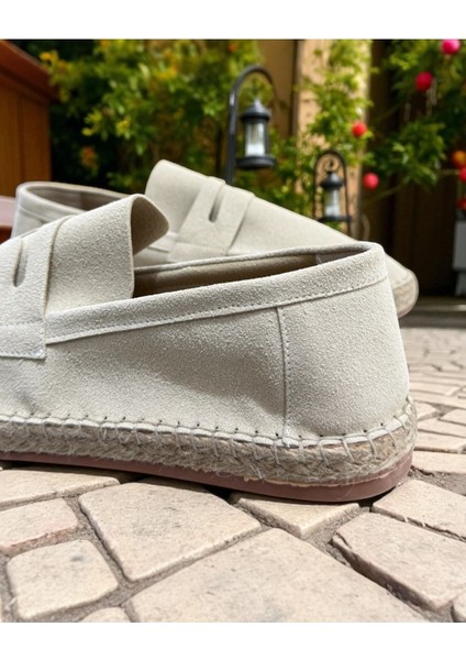 Hasır Detaylı Erkek Espadril