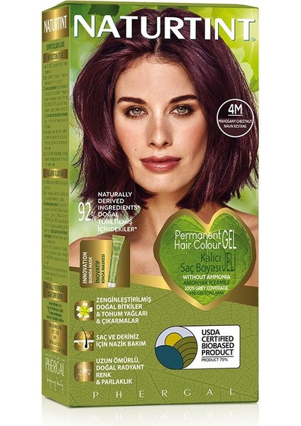 4M Maun Kestane Doğal Saç Boyası 170ML