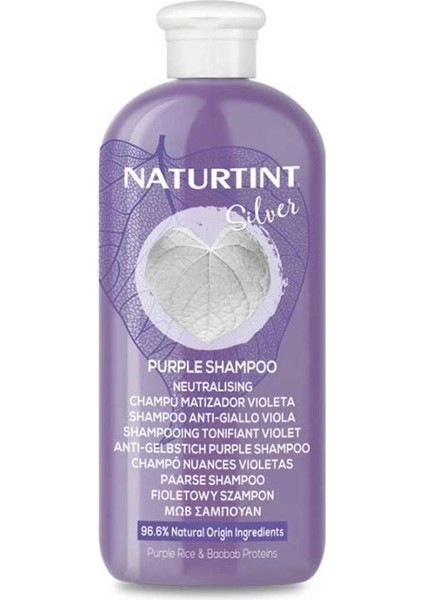 Silver Purple Sarı ve Gri Saçlar için Şampuan 330ML