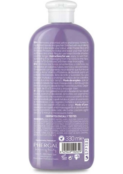 Silver Purple Sarı ve Gri Saçlar için Şampuan 330ML fiyatları