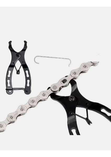 Bisiklet Pensesi Zincir Kancalı ve 9 Çift Zincir Kilidi Seti. Bisiklet Pensesi + Zincirkilid modelleri