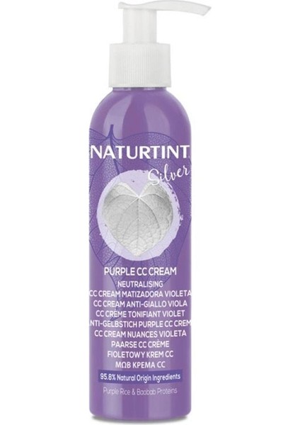 Silver Purple CC Cream Durulanmayan Saç Kremi 200ML