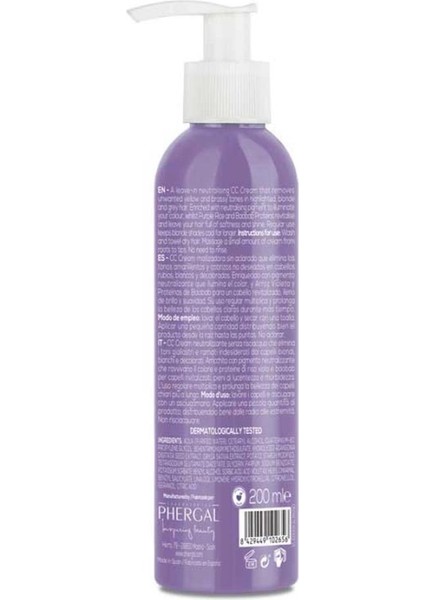 Silver Purple CC Cream Durulanmayan Saç Kremi 200ML fiyatları