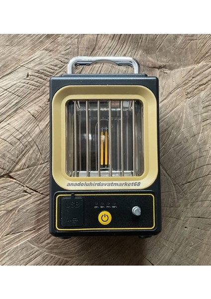 Solar Kamp Lambası Şarjlı Gemi Lambası Nostalji Lamba Işık Ayarlı