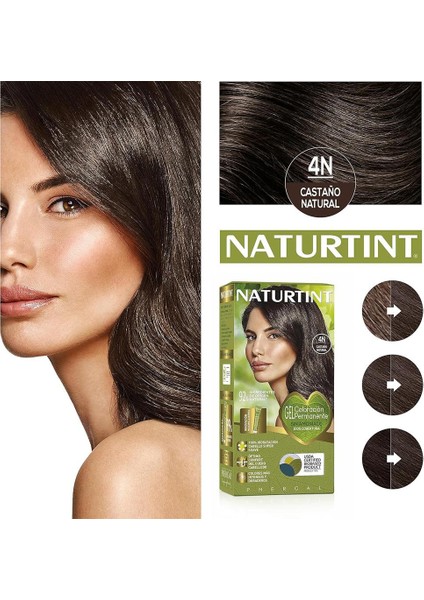 4N Doğal Kestane Doğal Saç Boyası 170ML fiyatları