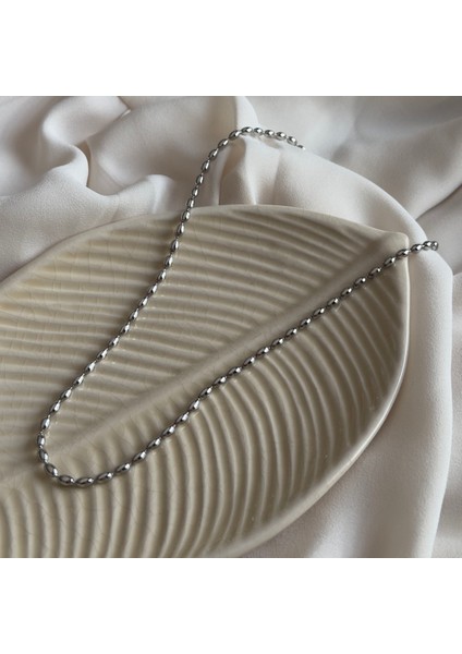 Silver Arpa Zincir Kolye