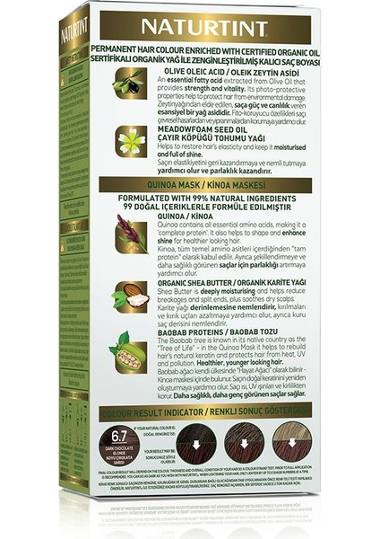 6.7 Açık Çikolata Doğal Saç Boyası 170ML modelleri