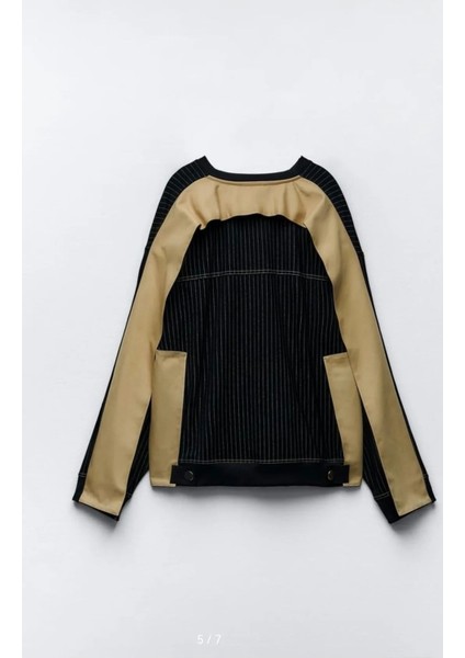 Allbucks Zara, Çizgili Kontrast Tasarım Sweatshirt ABZRA0106 fiyatları