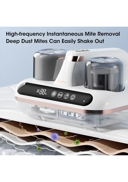 Güçlü Emiş El Süpürgesi Akar Temizleyıcı Şarjlı Dijital Göstergeli Hepa Filtre Koltuk Yatak 16000PA modelleri