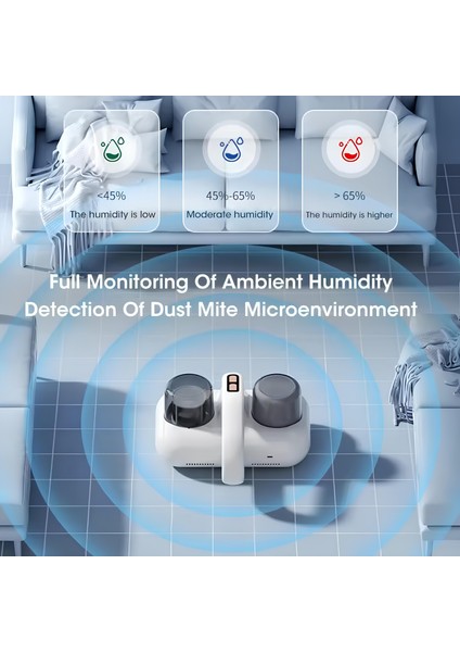 Güçlü Emiş El Süpürgesi Akar Temizleyıcı Şarjlı Dijital Göstergeli Hepa Filtre Koltuk Yatak 16000PA indirimleri