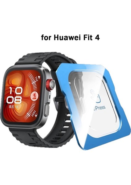 Huawei Watch Fit 4 Kolay Uygulama Aparatlı Cam Ekran Koruyucu