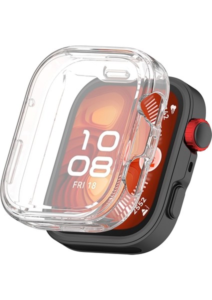 Huawei Watch Fit 4 Silikon Parlak Renkli Ekran Koruyuculu Kasa Koruyucu (Fit/fit2/fit3 Uyumlu Değildir)