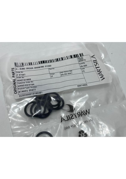 Sulzer RTA62U Dizel Makine Conta D12X2MM (28 Adet) modelleri