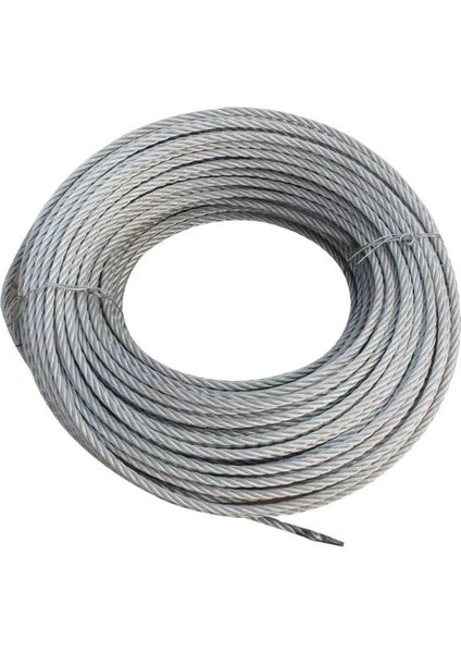 Galvanizli Çelik Halat 6X37+FC 1770 N/mm² 12MM 30 Metre