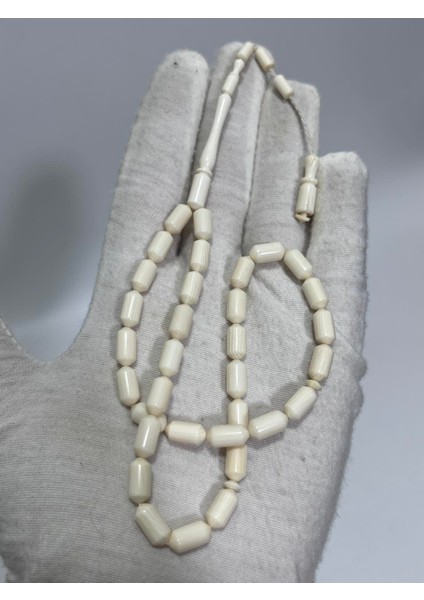 Kesme Fildişi Tesbih 11,70 Gram - Koleksiyonluk Fil Dişi Tespih modelleri