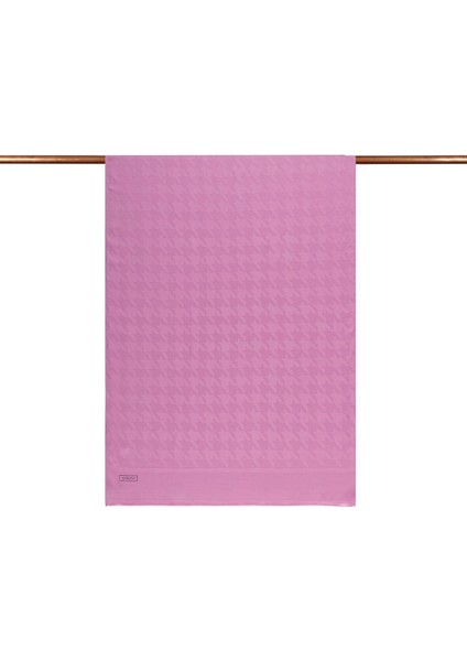 Dört Mevsim Kazayağı Desenli Monogram Şal 04390-ŞEKER Pembesi fiyatları