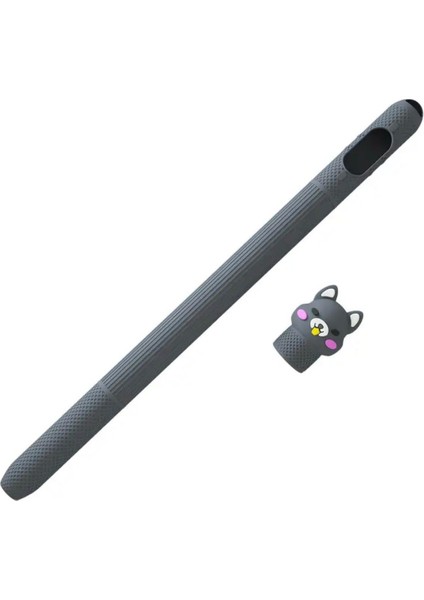 Apple Pencil Pro / 2.Nesil Uyumlu Koruyucu Silikon Kılıf Kaydırmaz Sevimli Kedi Figürlü (KALEM DEĞİLDİR!) fiyatları