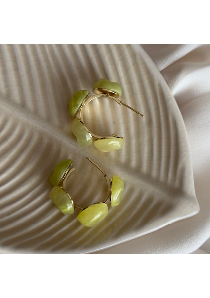 Yeşil Halka Bubble Küpe fiyatları