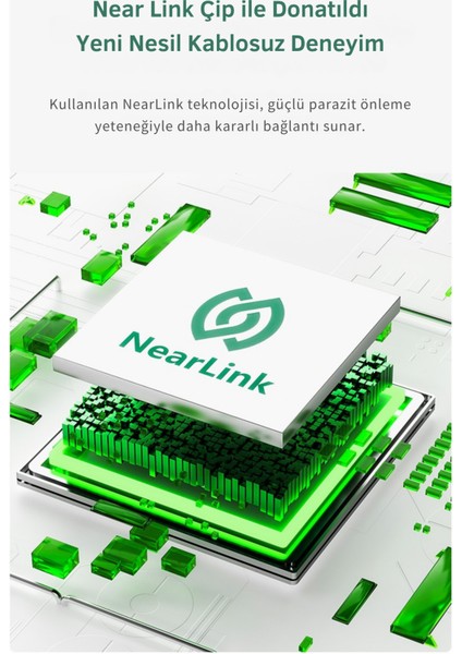 AJ179 Nl P Near-Link 3 Modlu 1000hz 26.000 Dpı 800 Mah Batarya Paw 3395 - Yeni Nesil Bağlantı Modu