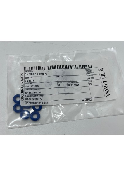 Sulzer RTA62U Dizel Makine Conta 4,42X2,62 mm (12 Adet) modelleri