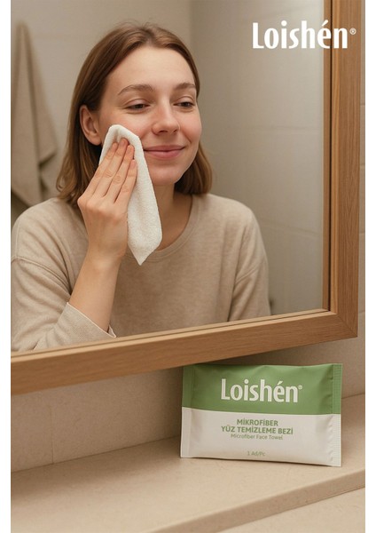 Mikrofiber Yüz Temizleme Bezi - 10 Adet - Ultra Hassas Doku Makyaj Temizleme (Yıka Tekrar Kullan) fırsatları