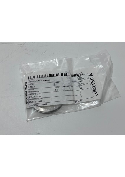 Sulzer RTA62U Dizel Makine Spacing Ring 50X41X3 (2 Adet) modelleri