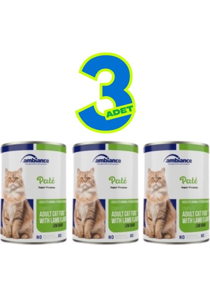 Yetişkin Kediler Için Kuzu Etli Yaş Mama 400 gr