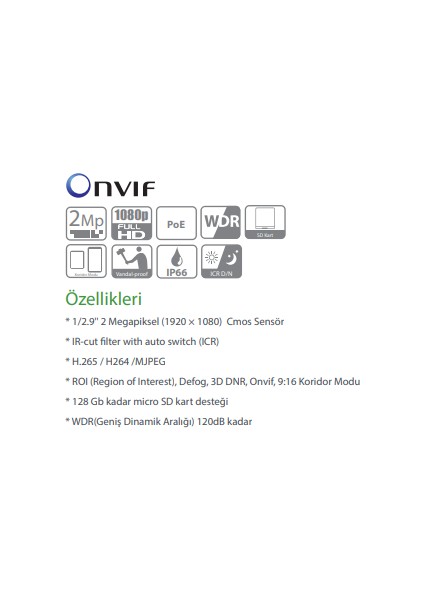 Kamera IPC2322EBR5 DPZ28-C 2mp 2.8-12MM Motorize Poe Ip Bullet Kamera fiyatları