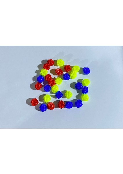 30 Adet Yuvarlak Top Figürlü Bisiklet Tekerleği Jant Süsü Motor Teker Dekoru