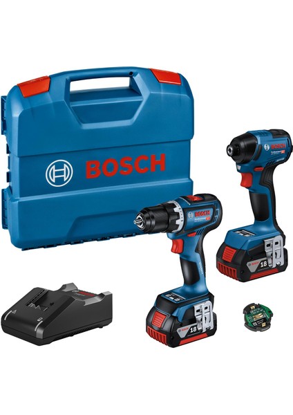 Gdr 18V-220C+GSR 18V-90C Kombi Set 2X4,0AH