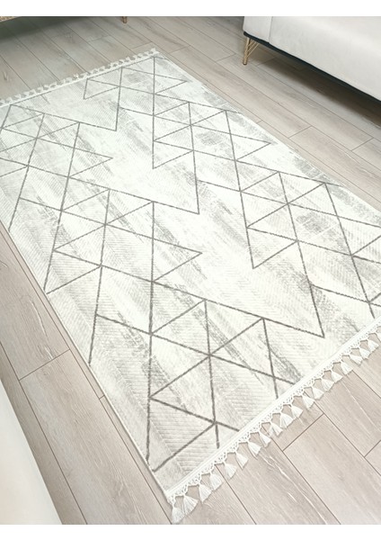 Püsküllü Kaymaz Taban Halı Koridor Mutfak Yolluk Makinede Yıkanabilir fırsatları