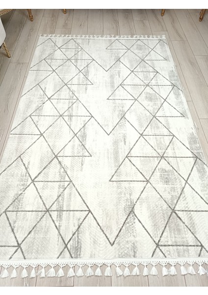 Püsküllü Kaymaz Taban Halı Koridor Mutfak Yolluk Makinede Yıkanabilir indirimleri