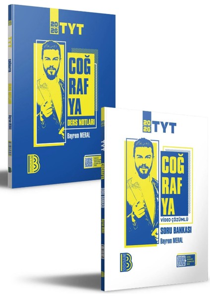 2026 Tyt Coğrafya Ders Notları ve Video Çözümlü Soru Bankası Seti Benim Hocam Yayınları
