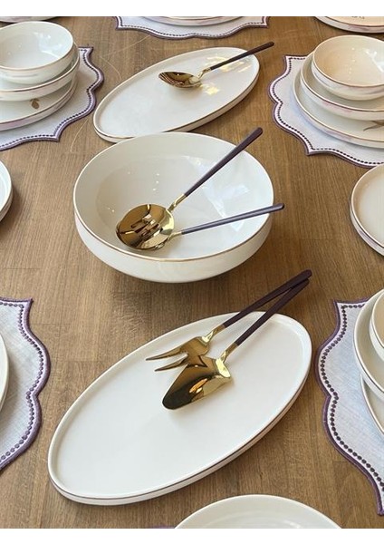 Yemek Takımı Modern Violet 32 Parça 6 Kişilik fırsatları