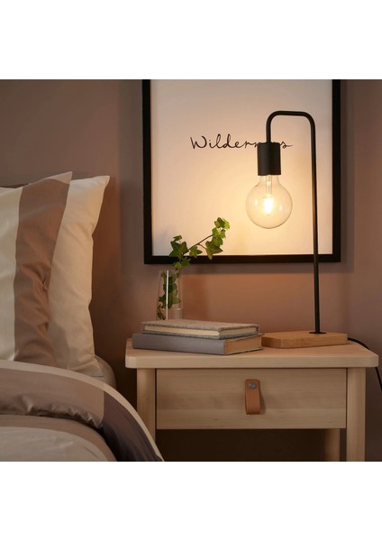 Tvärhand Masa Lambası 47 cm Siyah Komodin Üzeri Veya Çalışma Masası Için Ideal fiyatları