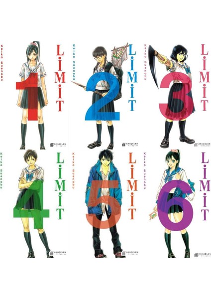 Limit 1-6. Ciltler Manga Seti
