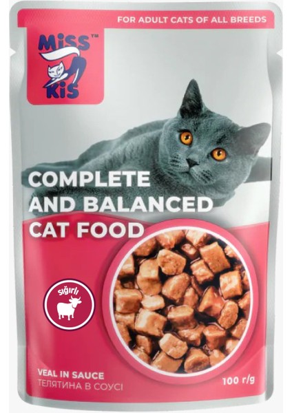 Premium Pouch Sıgırlı Yetişkin Kedi Konservesi 100 gr
