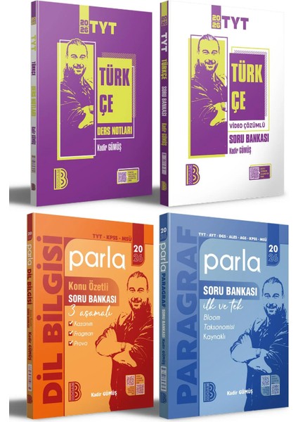 2026 Tyt Türkçe Ders Notları ve Soru Bankası -Parla Dil Bilgisi ve Paragraf Soru Bankası Seti Benim Hocam Yayınları