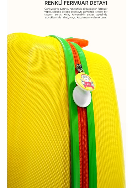 WX-413 Sarı Aslan Çocuk Valizi indirimleri