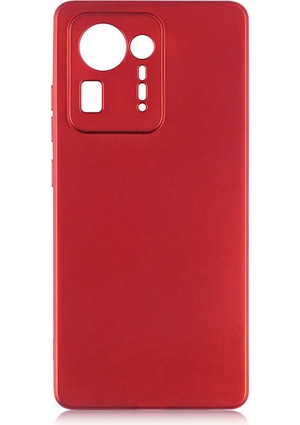 Xiaomi Mi Mix 4 Kılıf Mbfx Premier Silikon Kapak-Kırmızı