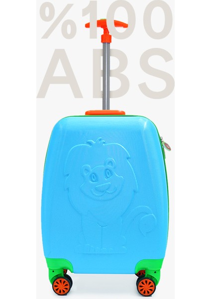 WX-413 Mavi Aslan Çocuk Valizi fiyatları